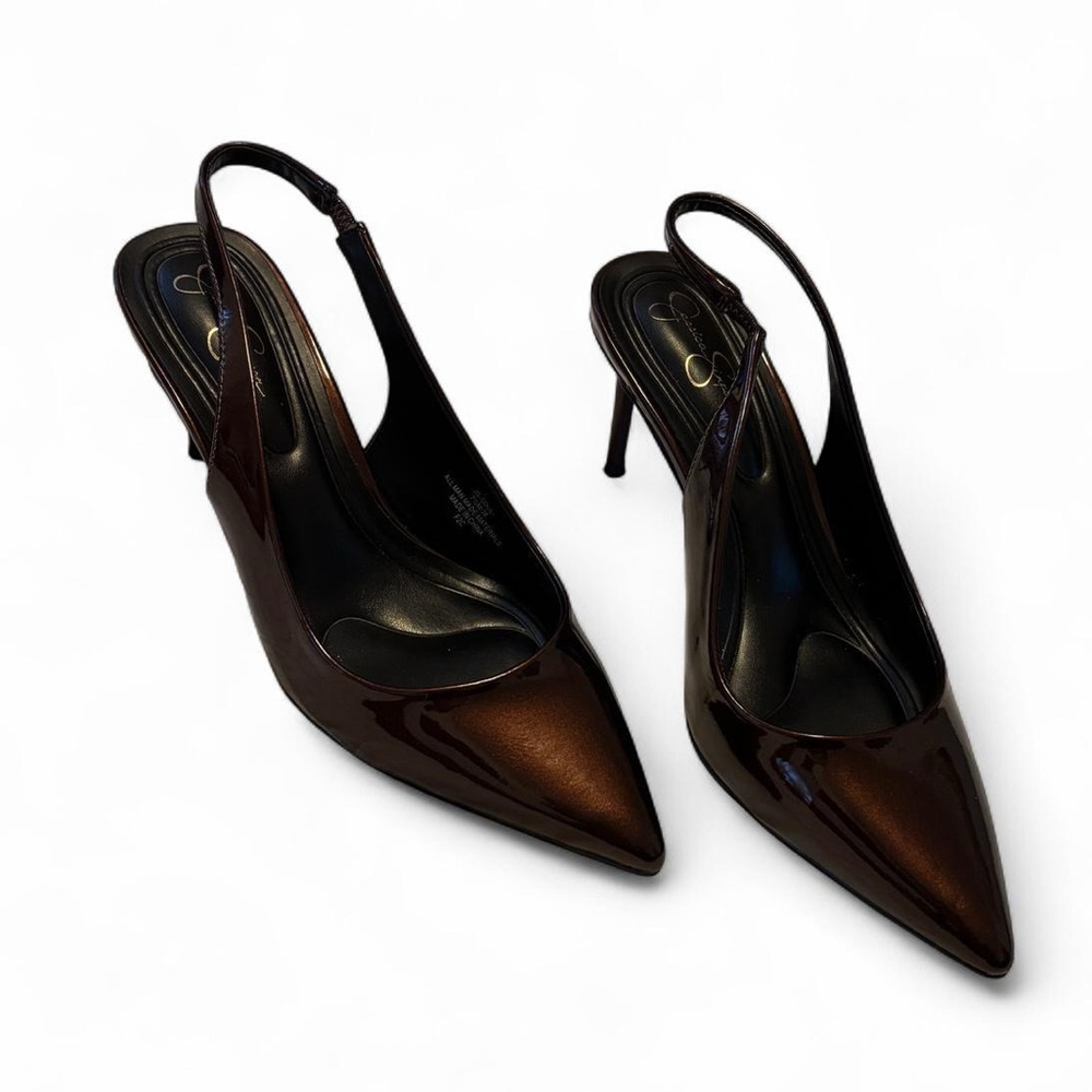 Souli Sling Back Heel in Deep Brown Jessica Simpson